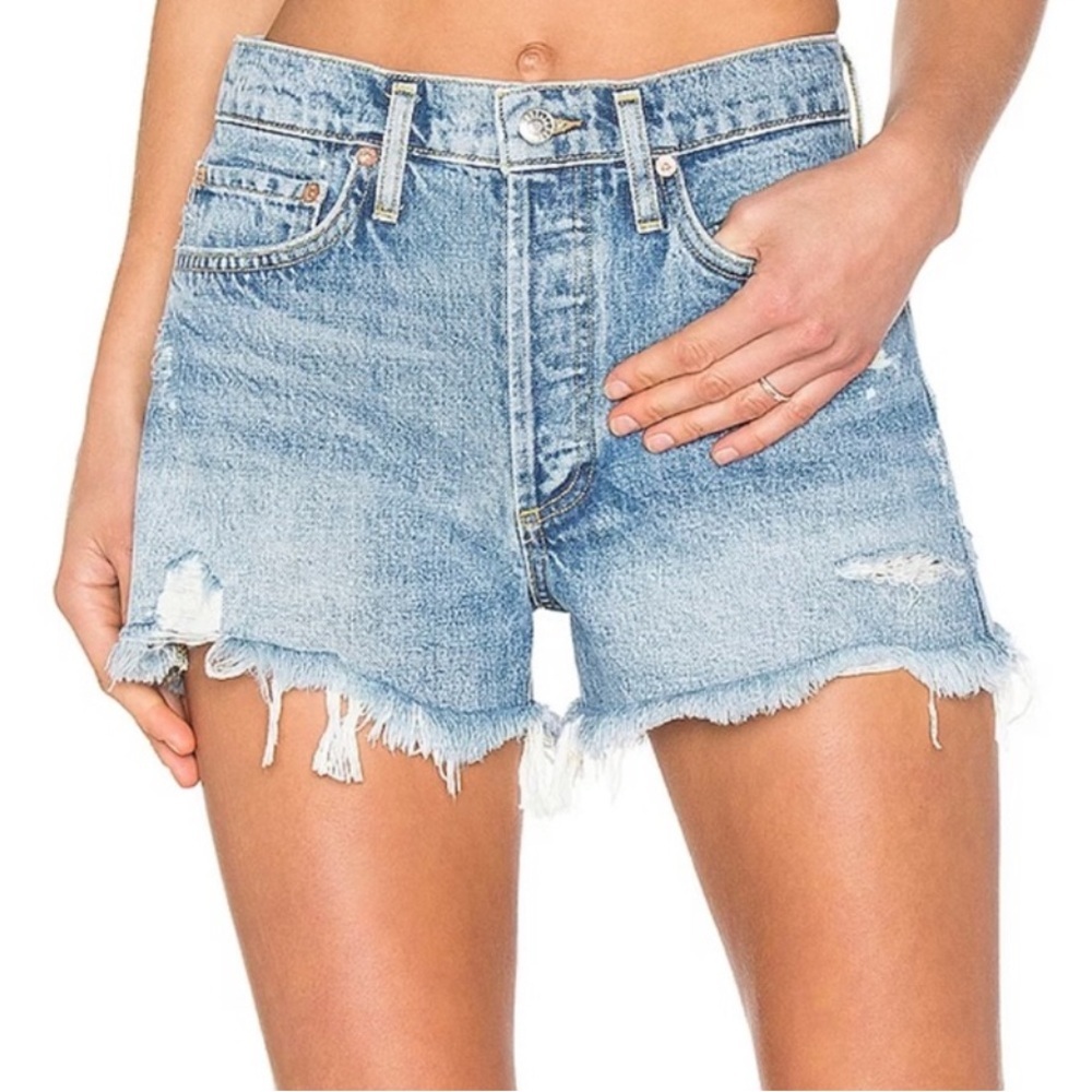 Agolde Parker Vintage Cut Off Short in Swapmeet Sz 22 NWOT